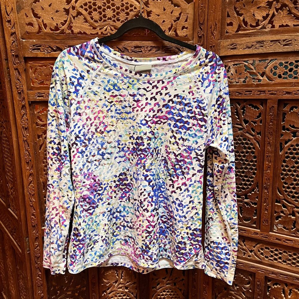 Athleta long-sleeve rashguard, size large